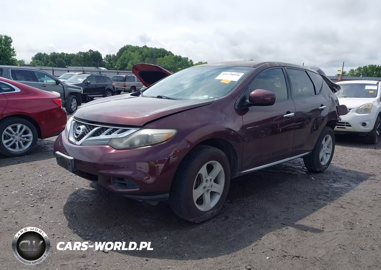 2013 Nissan Murano S VIN:JN8AZ1MU8DW211841 - 2