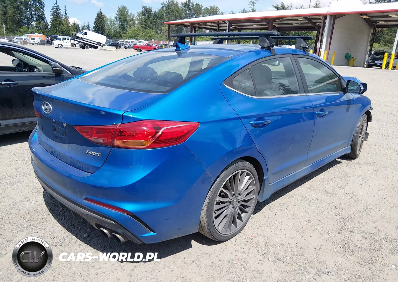 2018 Hyundai Elantra Sport VIN:KMHD04LB7JU451826 - 4