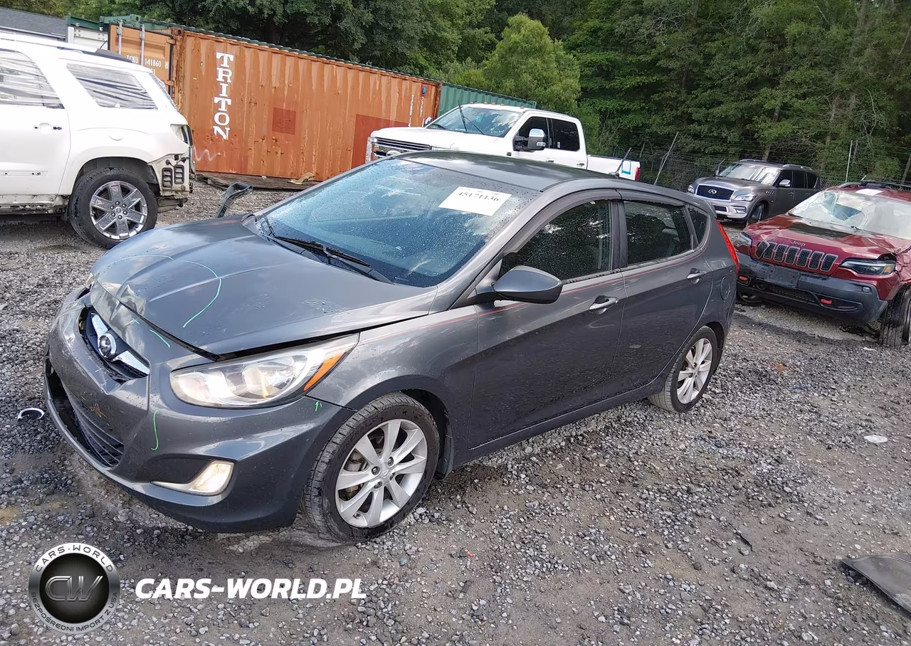 2012 Hyundai Accent Se VIN:KMHCU5AE8CU041932 - 2