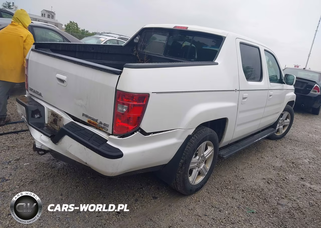 2011 Honda Ridgeline Rtl VIN:5FPYK1F51BB454291 - 4