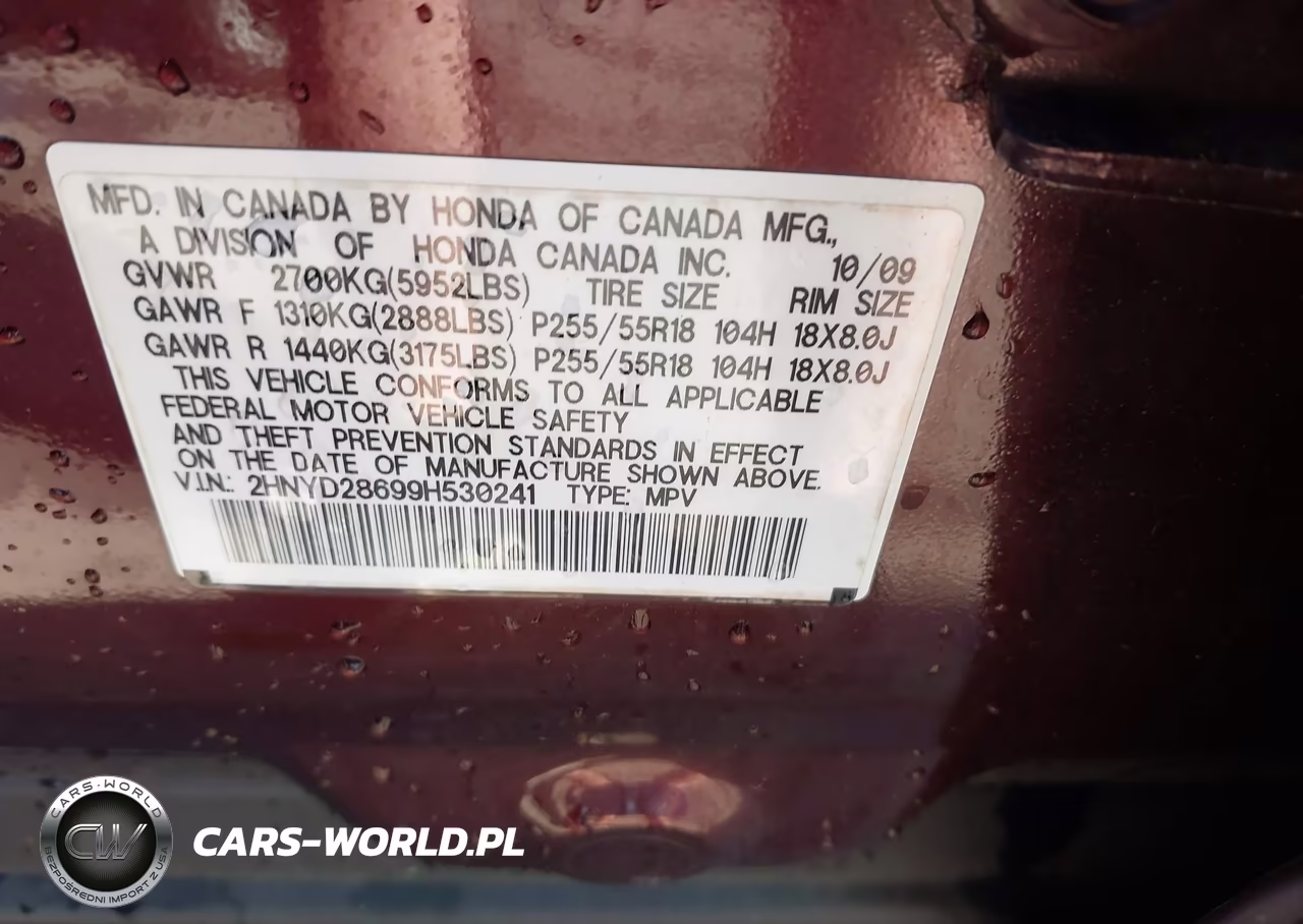 2009 Acura Mdx Technology Package VIN:2HNYD28699H530241 - 9
