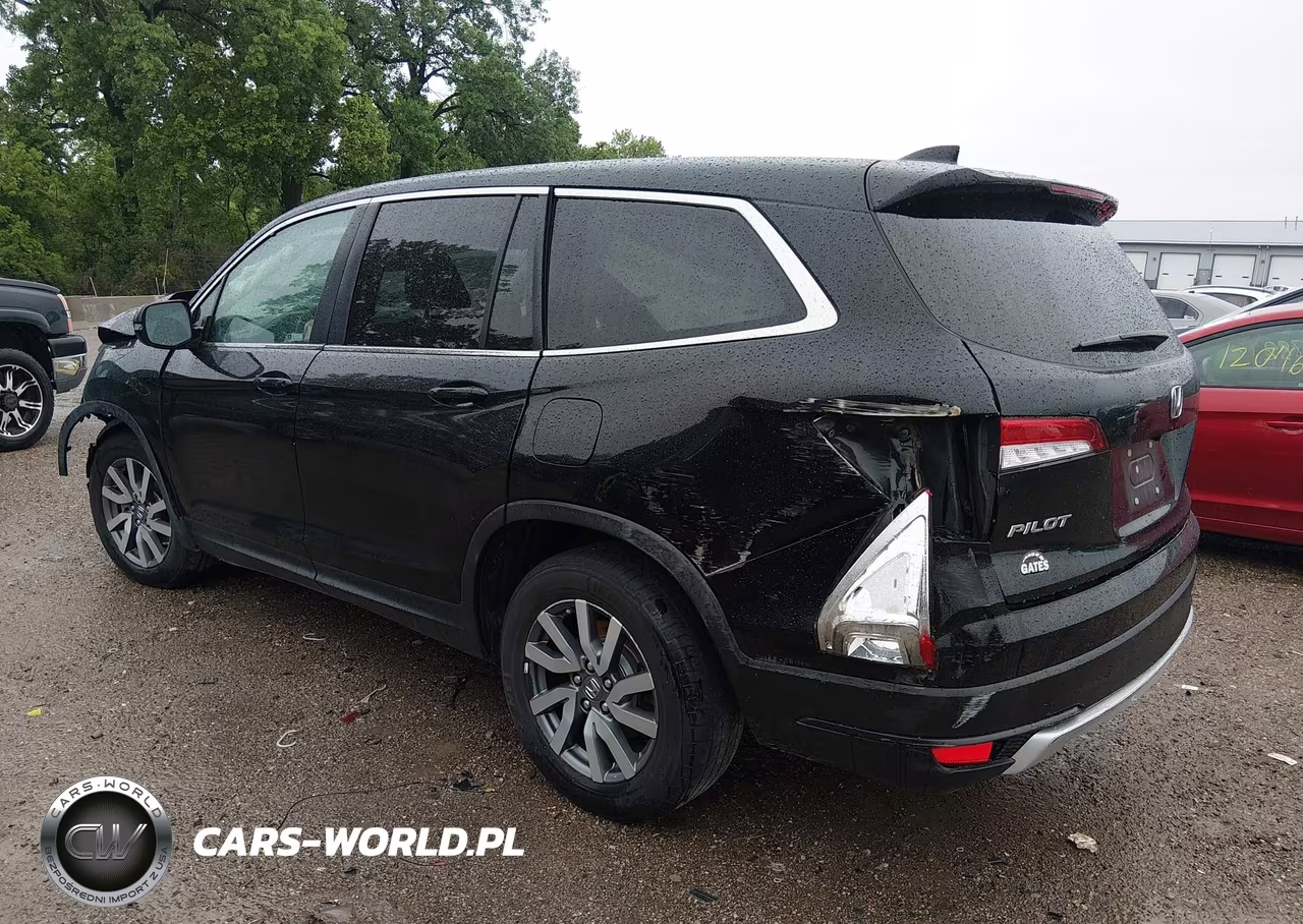 2020 Honda Pilot Awd Ex-L VIN:5FNYF6H53LB040602 - 3