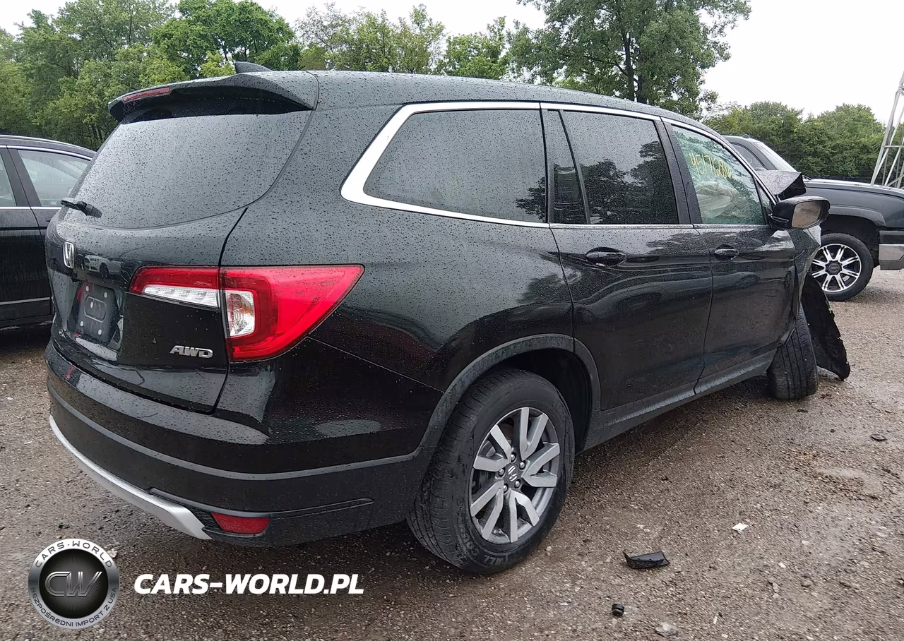 2020 Honda Pilot Awd Ex-L VIN:5FNYF6H53LB040602 - 4