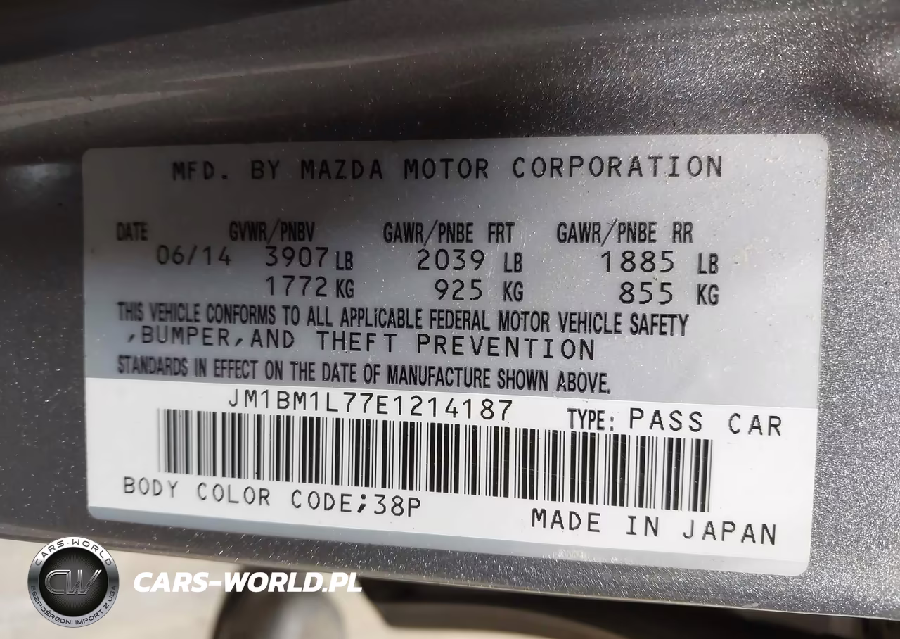2014 Mazda Mazda3 I Touring VIN:JM1BM1L77E1214187 - 9