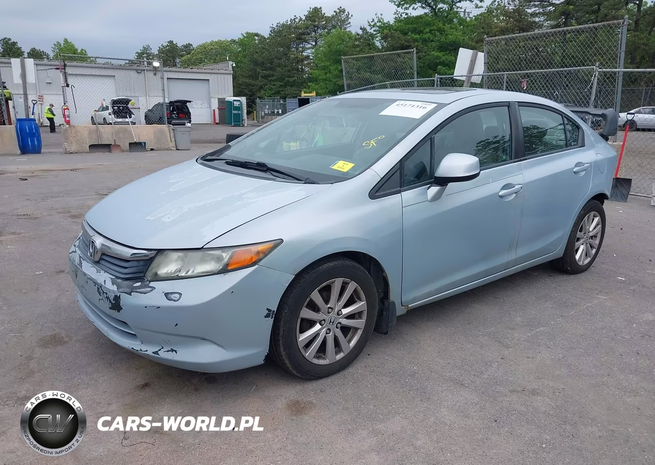 2012 Honda Civic Ex-L VIN:19XFB2F93CE019224 - 2