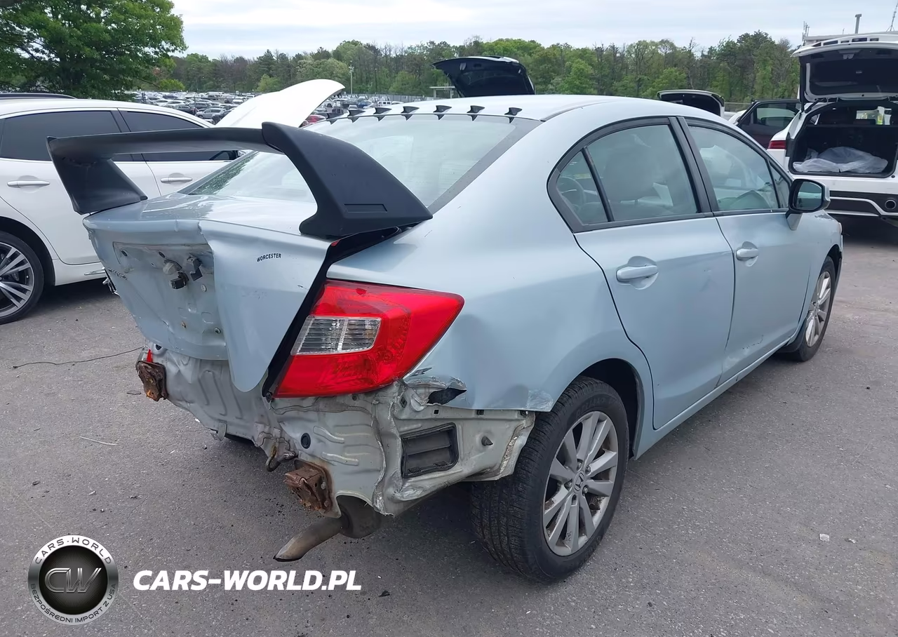 2012 Honda Civic Ex-L VIN:19XFB2F93CE019224 - 4