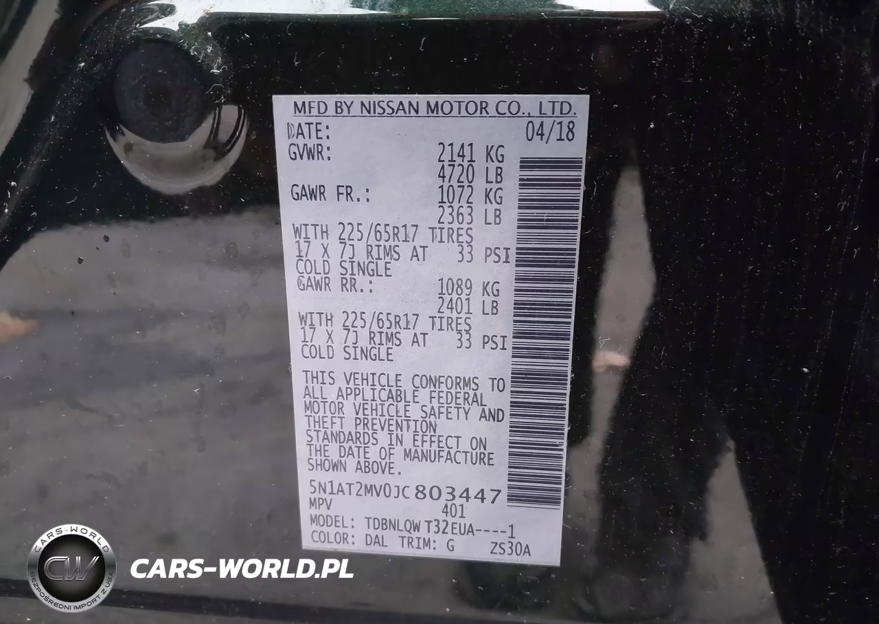 2018 Nissan Rogue Sv VIN:5N1AT2MV0JC803447 - 9