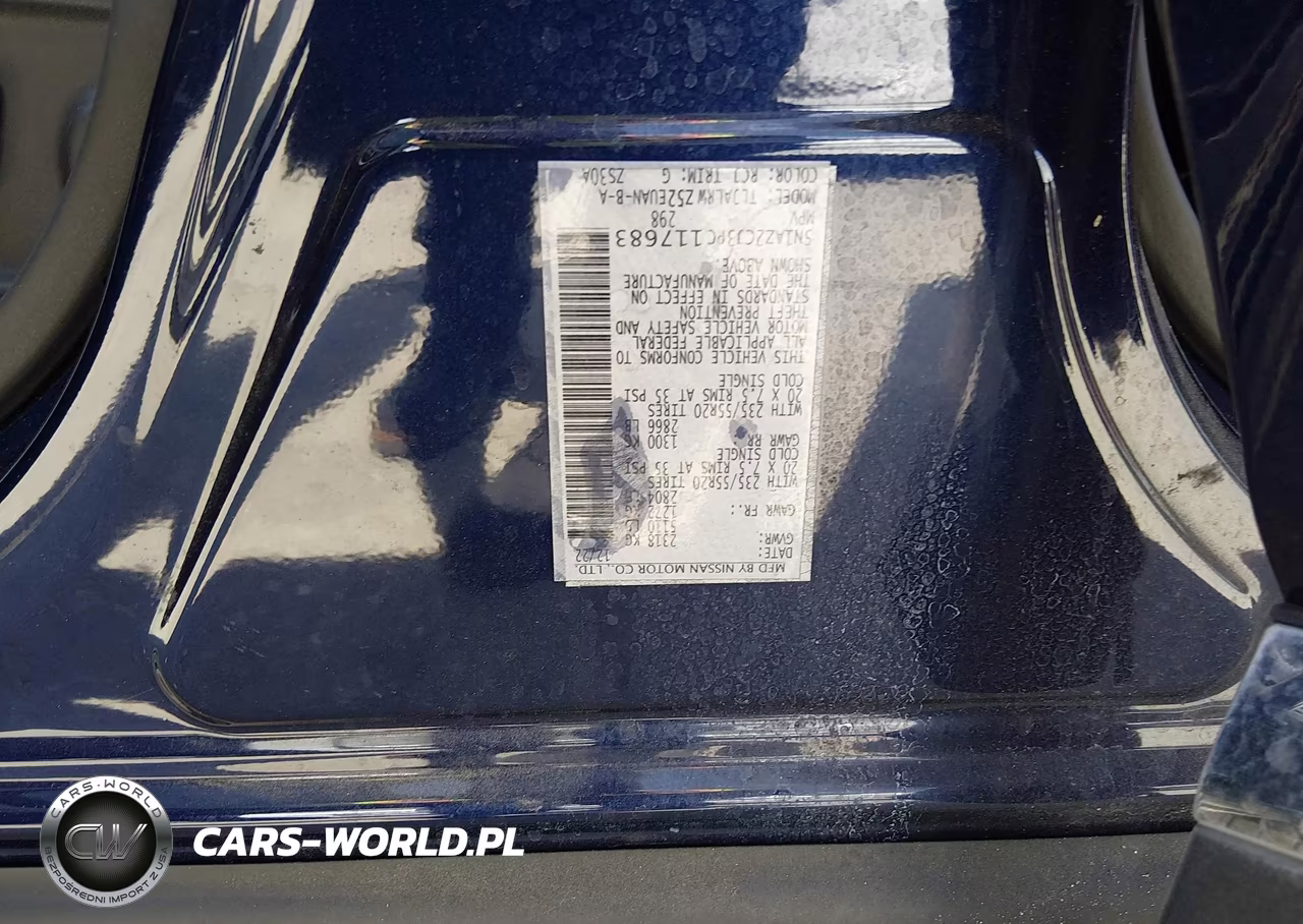 2023 Nissan Murano Sl Fwd VIN:5N1AZ2CJ3PC117683 - 9