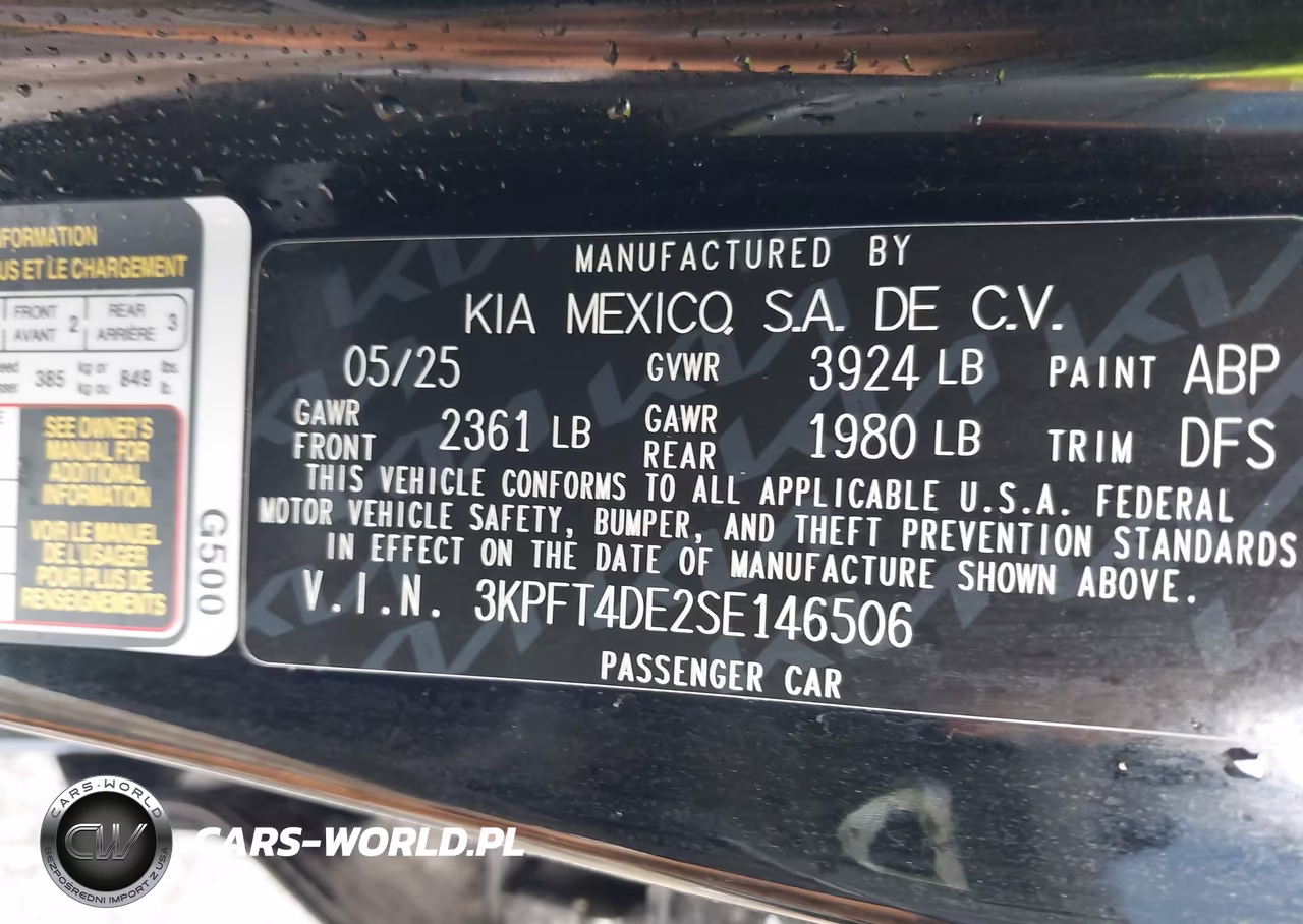 2025 Kia K4 Lxs VIN:3KPFT4DE2SE146506 - 9