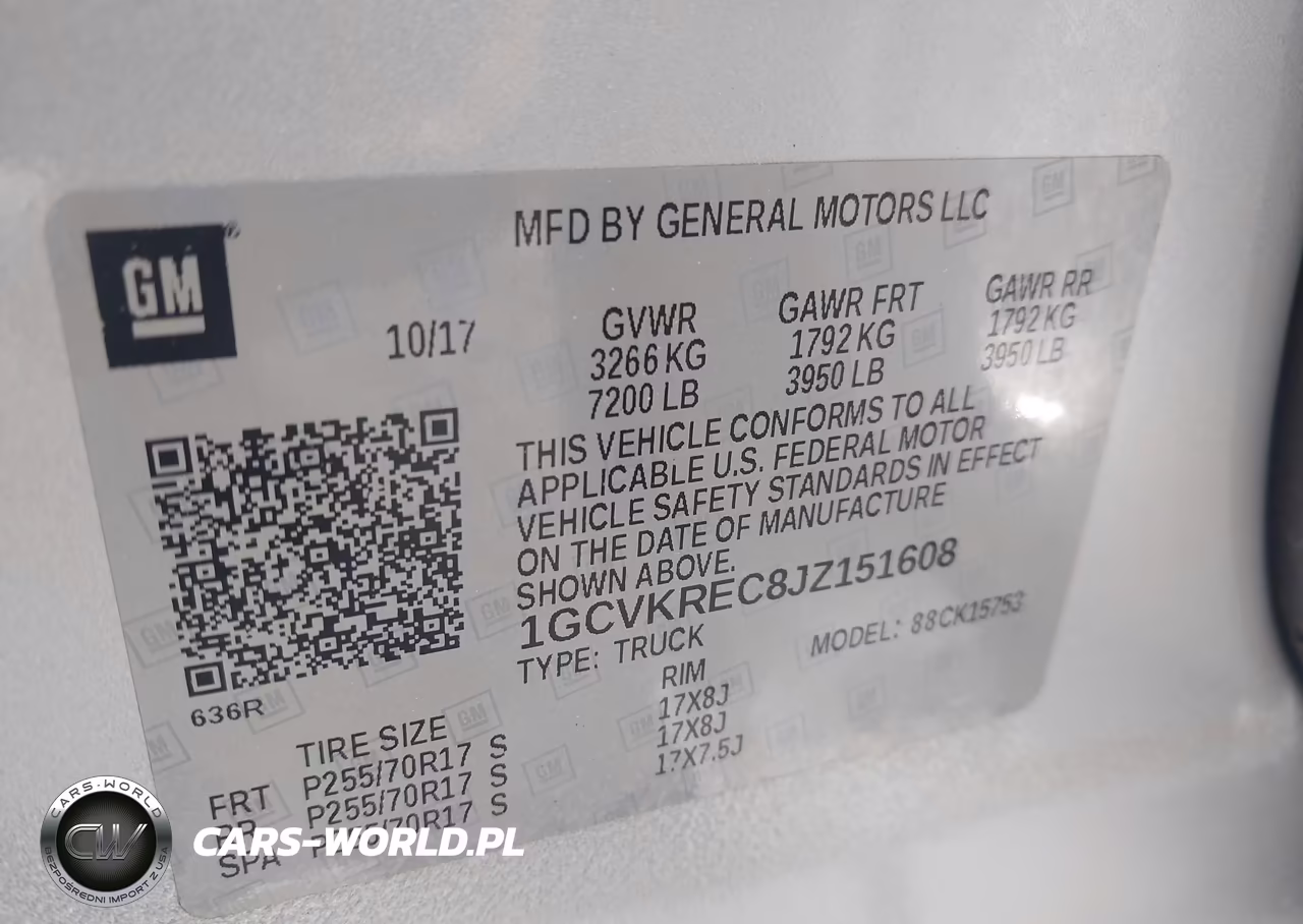 2018 Chevrolet Silverado 1500 1Lt VIN:1GCVKREC8JZ151608 - 9