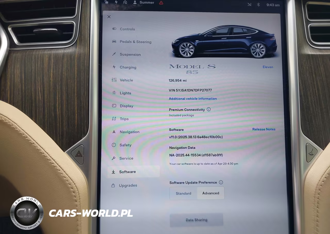 2013 Tesla Model S VIN:5YJSA1DN7DFP27077 - 18