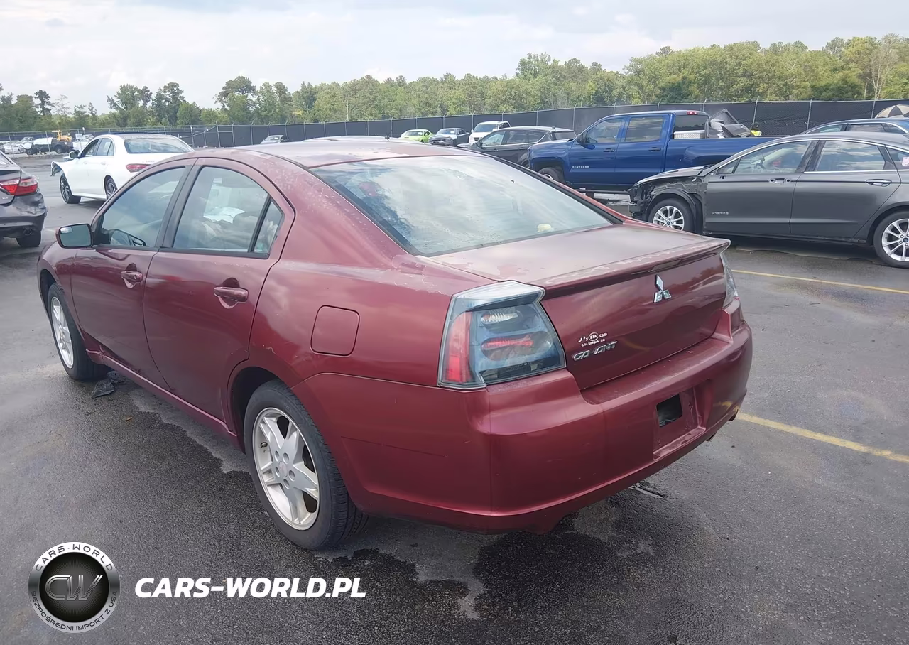 2007 Mitsubishi Galant Es-Se VIN:4A3AB36F47E068744 - 3