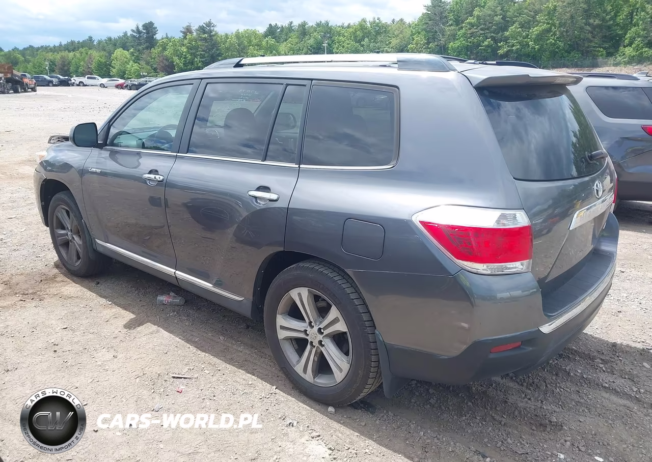 2012 Toyota Highlander Limited V6 VIN:5TDDK3EH2CS093651 - 3