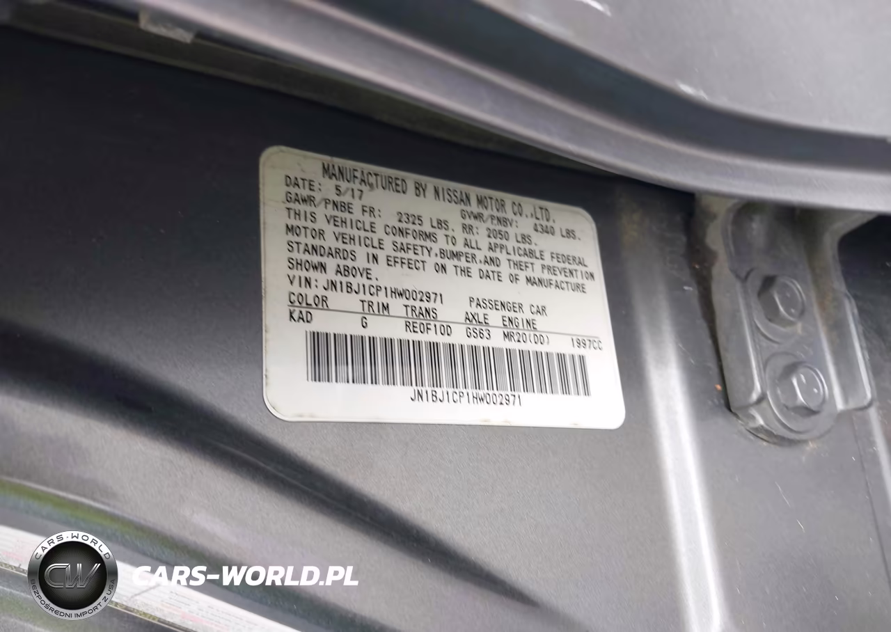 2017 Nissan Rogue Sport S VIN:JN1BJ1CP1HW002971 - 9