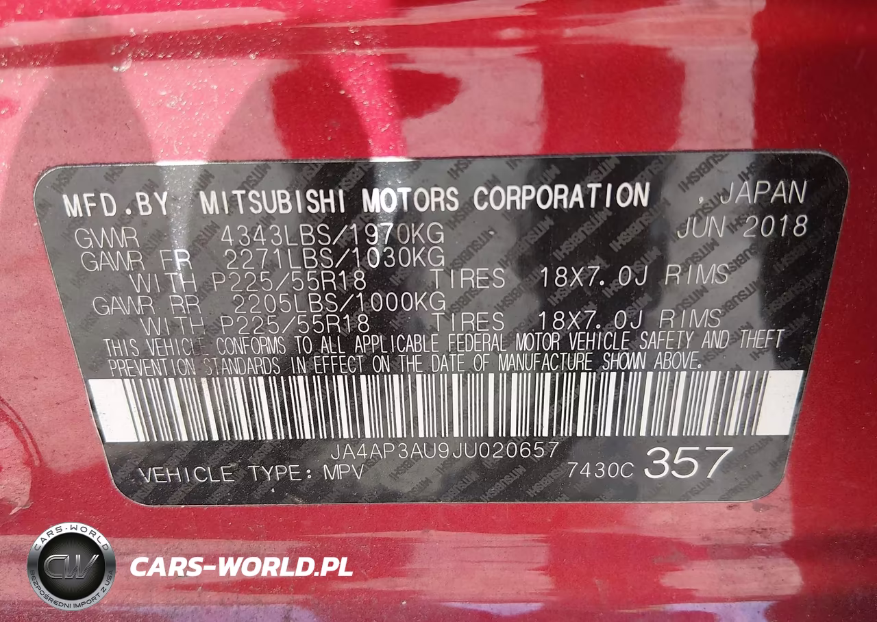 2018 Mitsubishi Outlander Sport 2.0 Es-2.0 Le VIN:JA4AP3AU9JU020657 - 9
