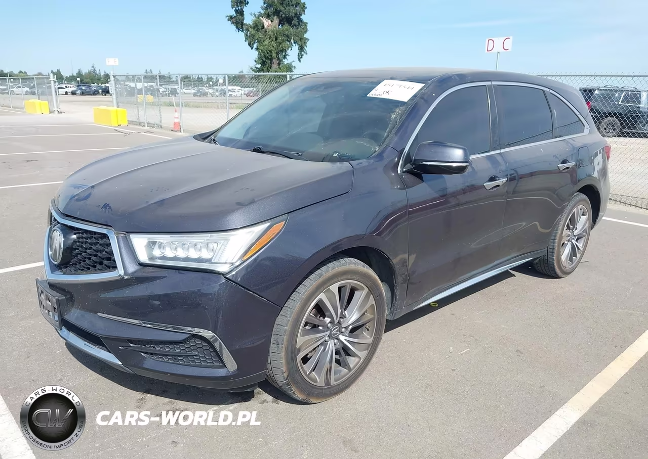 2019 Acura Mdx Tech Pkg VIN:5J8YD4H55KL015899 - 2