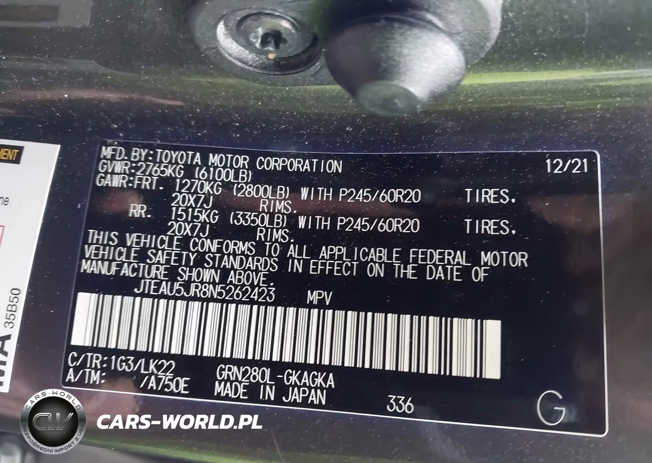 2022 Toyota 4Runner Trd Sport VIN:JTEAU5JR8N5262423 - 9