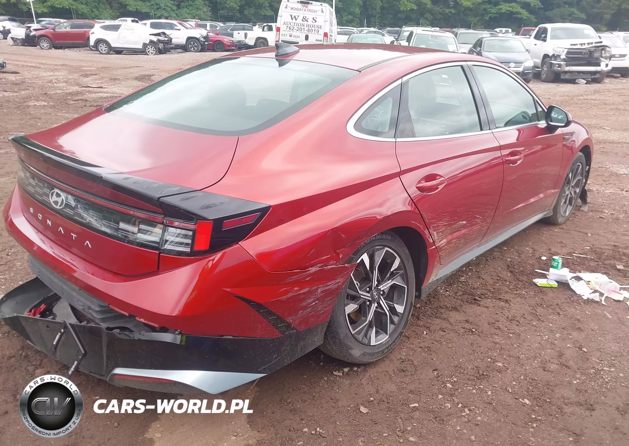 2025 Hyundai Sonata Sel VIN:KMHL64JA7SA436055 - 4