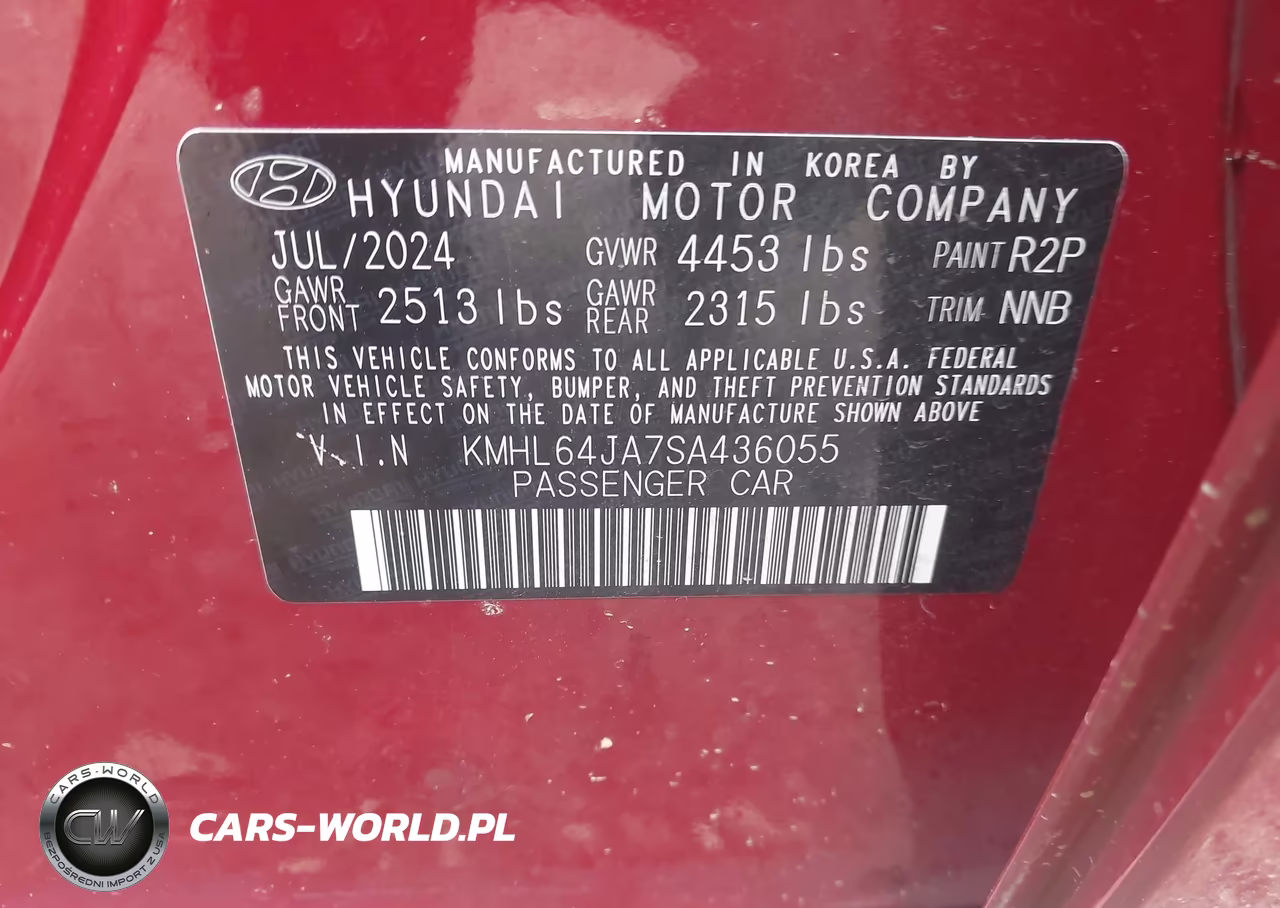 2025 Hyundai Sonata Sel VIN:KMHL64JA7SA436055 - 9