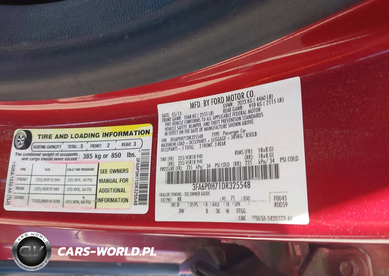 2013 Ford Fusion Se VIN:3FA6P0H71DR325548 - 9
