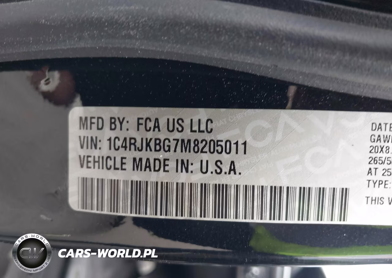 2021 Jeep Grand Cherokee L Limited 4X4 VIN:1C4RJKBG7M8205011 - 9