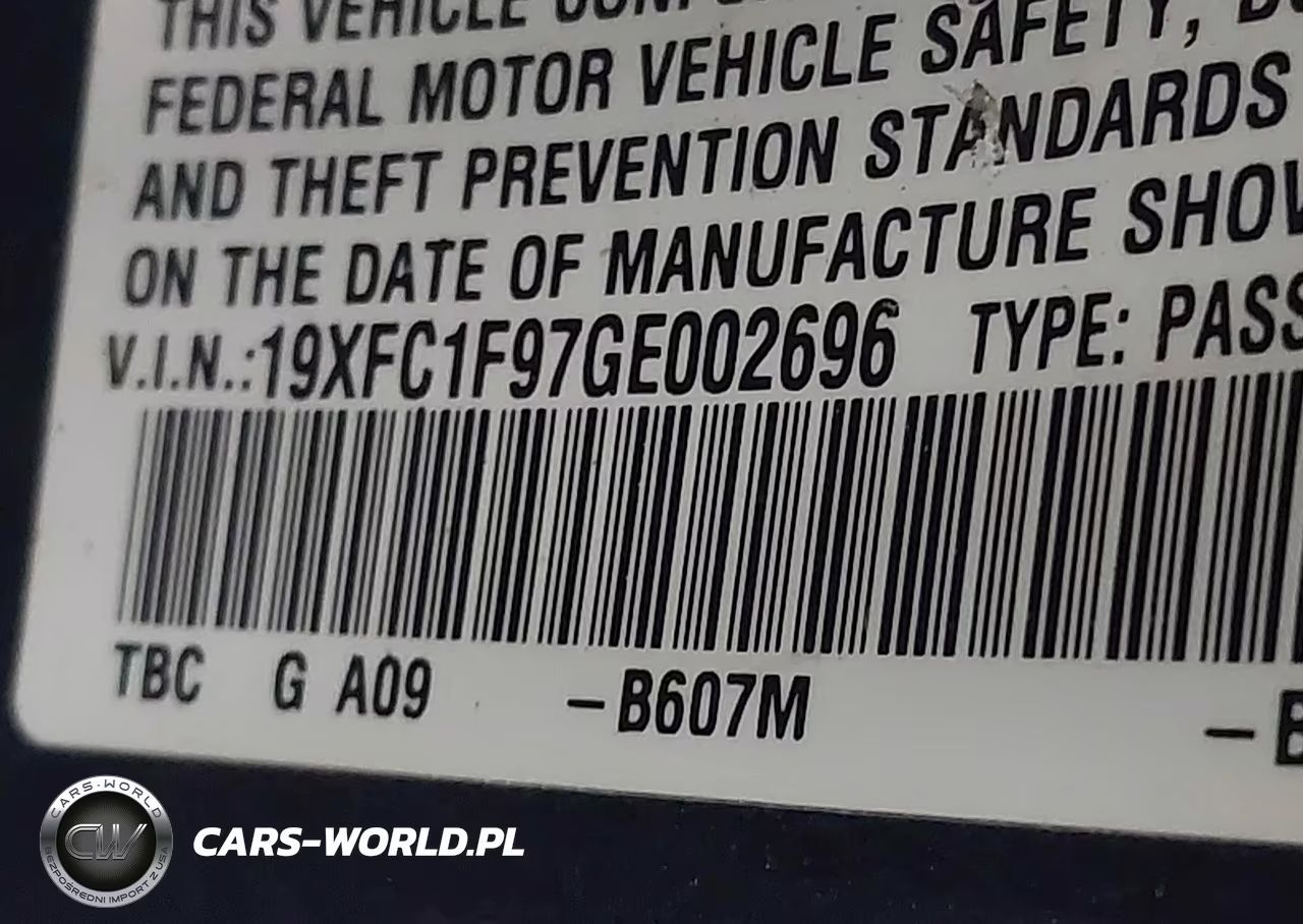 2016 Honda Civic Touring VIN:19XFC1F97GE002696 - 9