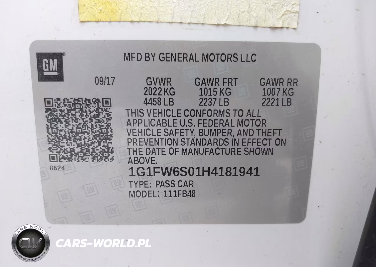 2017 Chevrolet Bolt Ev Lt VIN:1G1FW6S01H4181941 - 9
