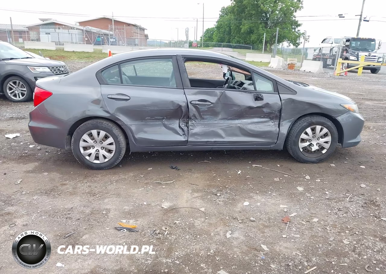 2012 Honda Civic Lx VIN:2HGFB2F55CH319897 - 6