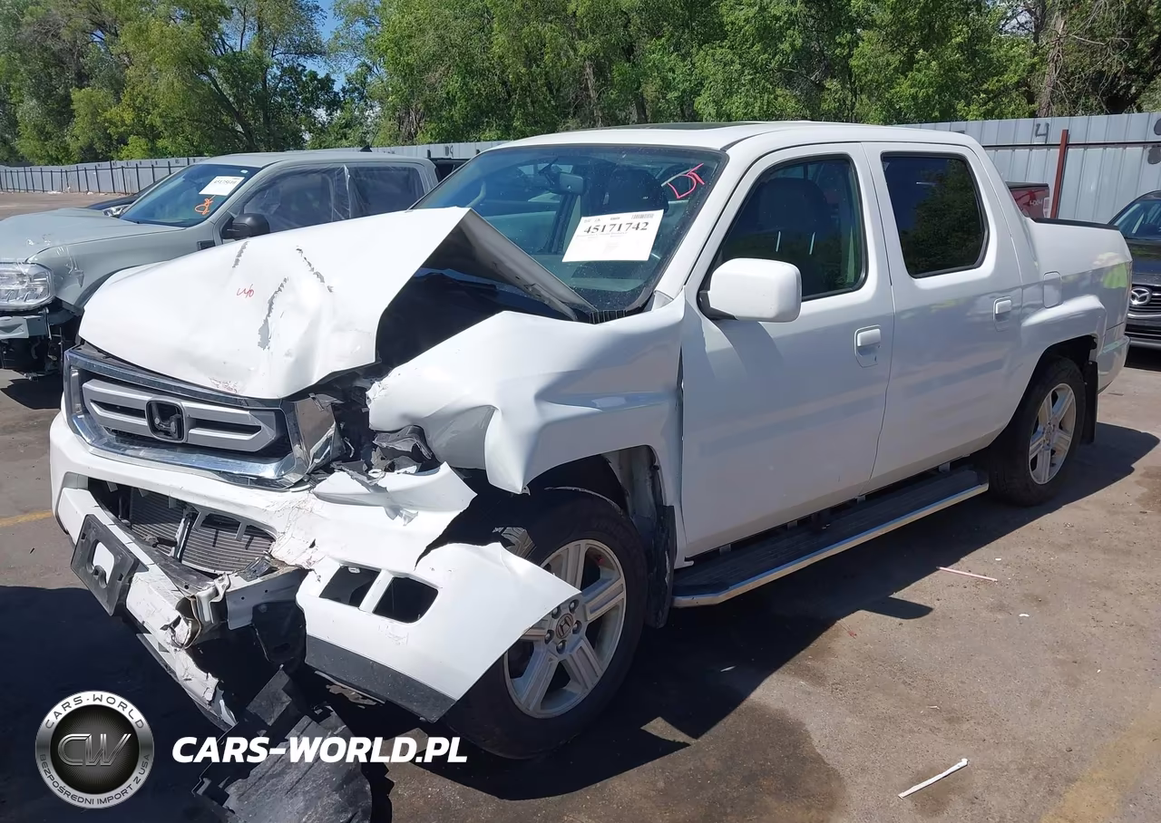 2013 Honda Ridgeline Rtl VIN:5FPYK1F58DB010599 - 2