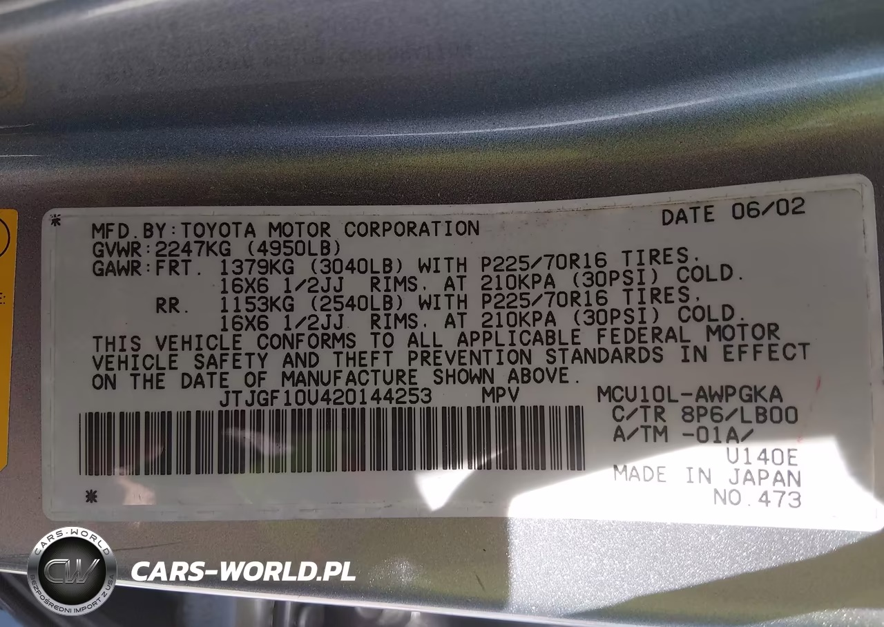 2002 Lexus Rx 300 VIN:JTJGF10U420144253 - 9
