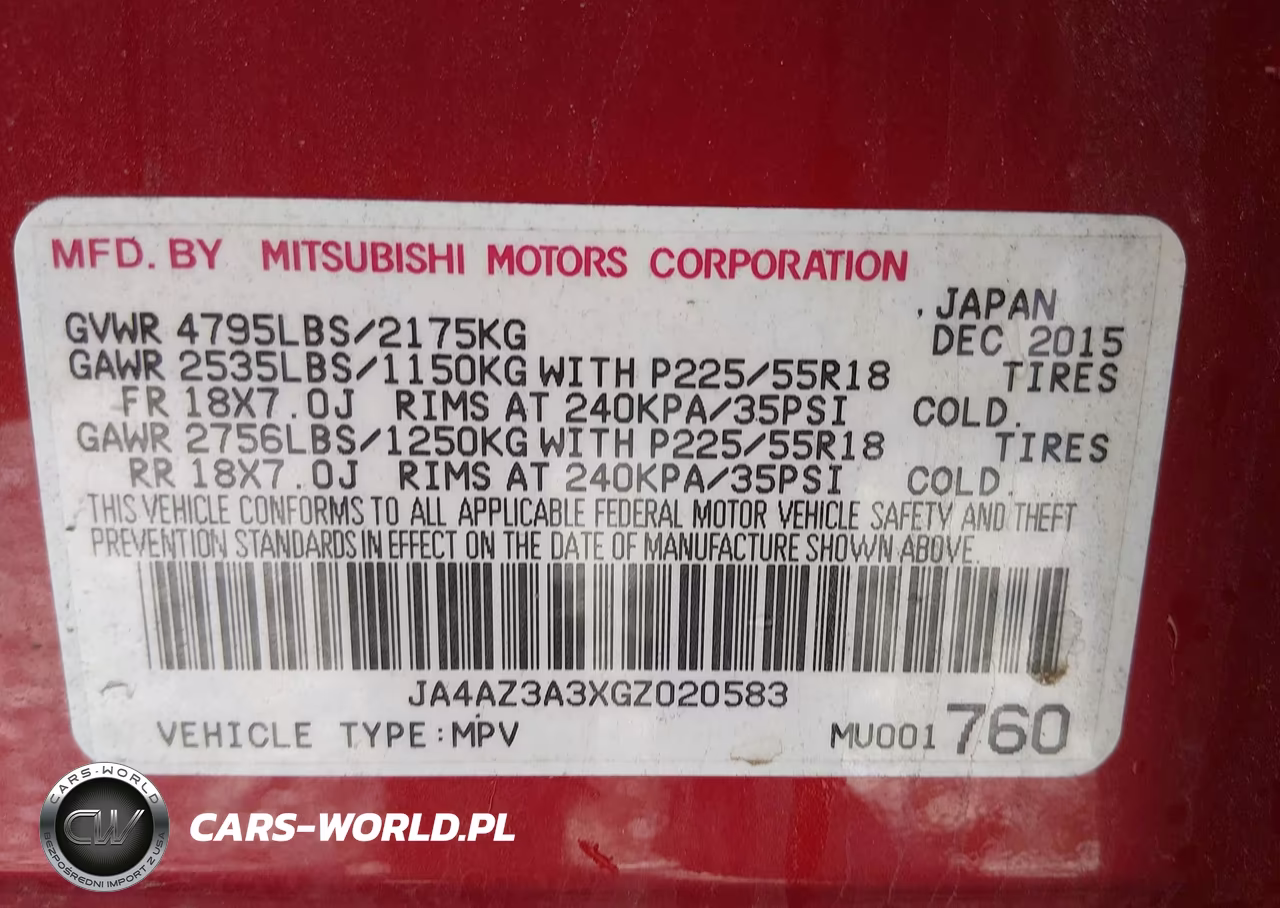2016 Mitsubishi Outlander Se VIN:JA4AZ3A3XGZ020583 - 9