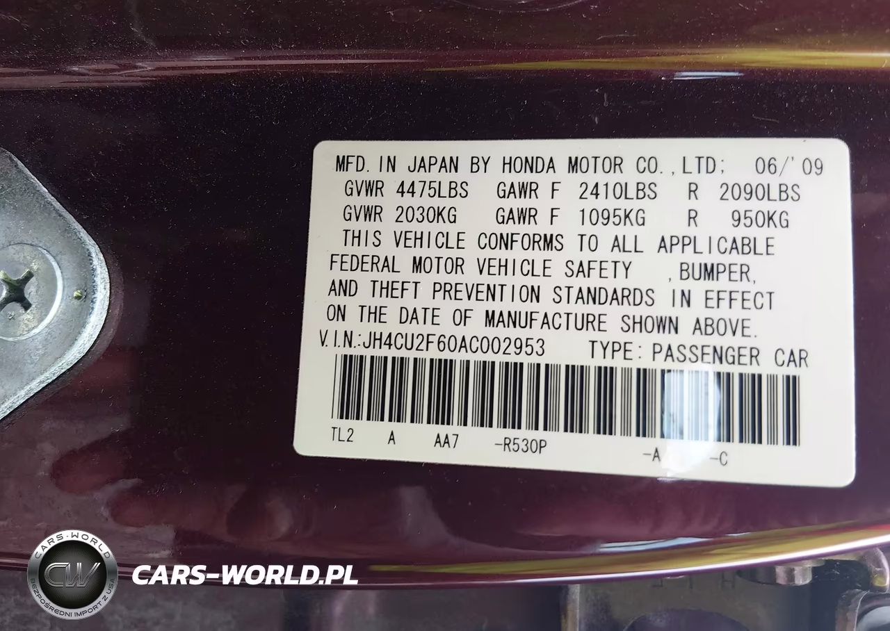 2010 Acura Tsx 2.4 VIN:JH4CU2F60AC002953 - 9