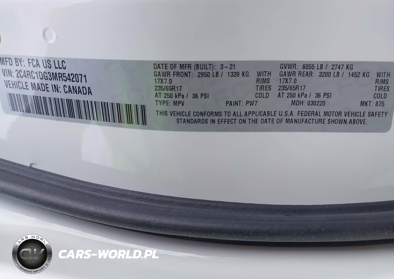 2021 Chrysler Voyager Lxi VIN:2C4RC1DG3MR542071 - 9