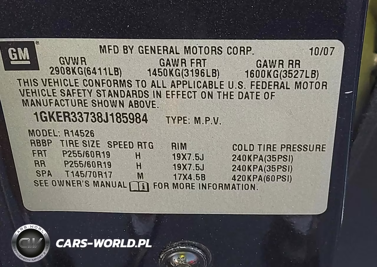 2008 GMC Acadia Slt-2 VIN:1GKER33738J185984 - 9