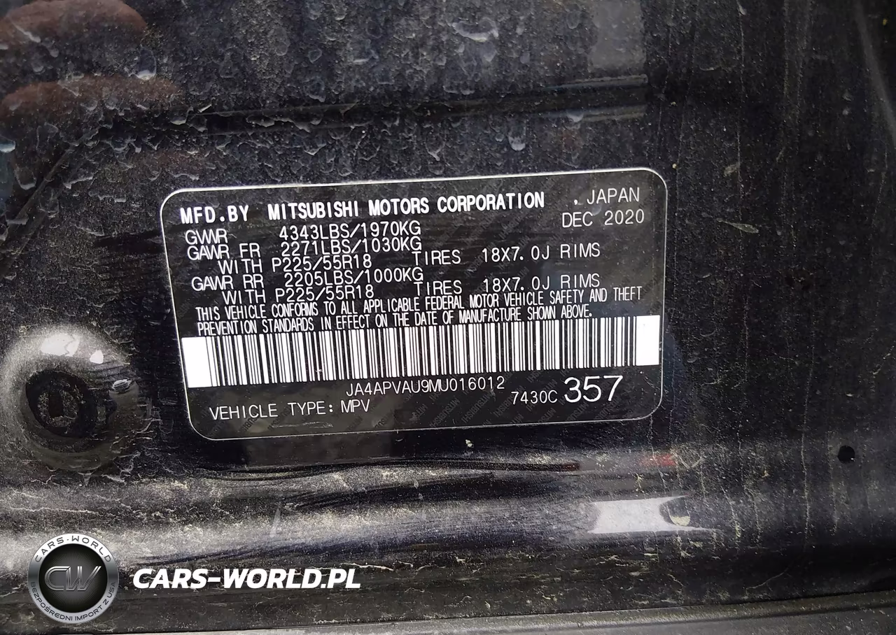 2021 Mitsubishi Outlander Sport 2.0 Se 2Wd VIN:JA4APVAU9MU016012 - 9