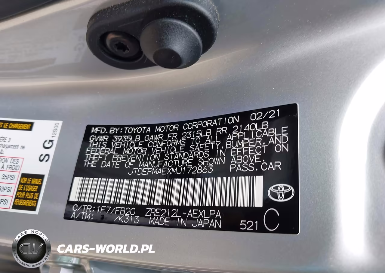 2021 Toyota Corolla Le VIN:JTDEPMAEXMJ172863 - 9