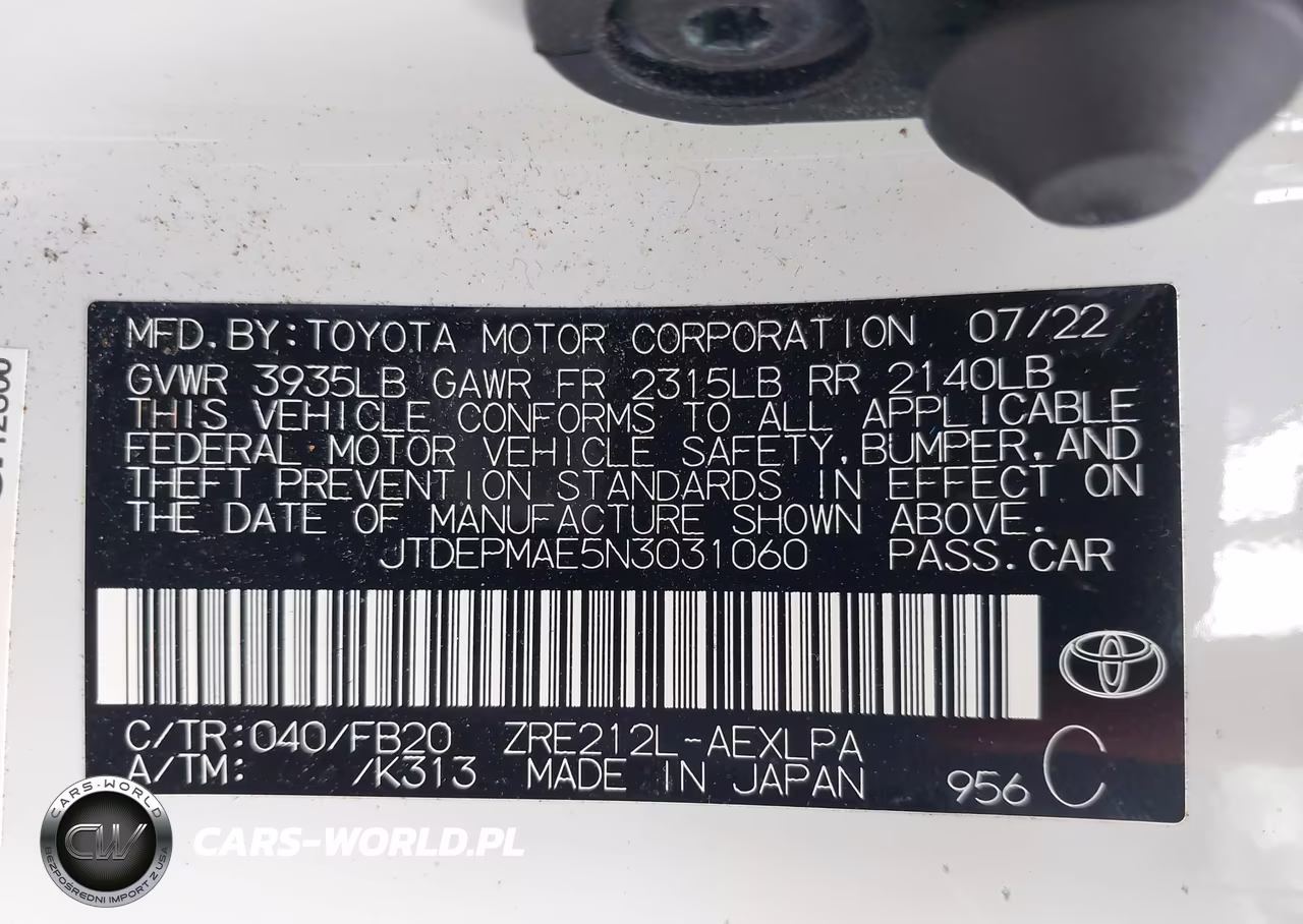 2022 Toyota Corolla Le VIN:JTDEPMAE5N3031060 - 9