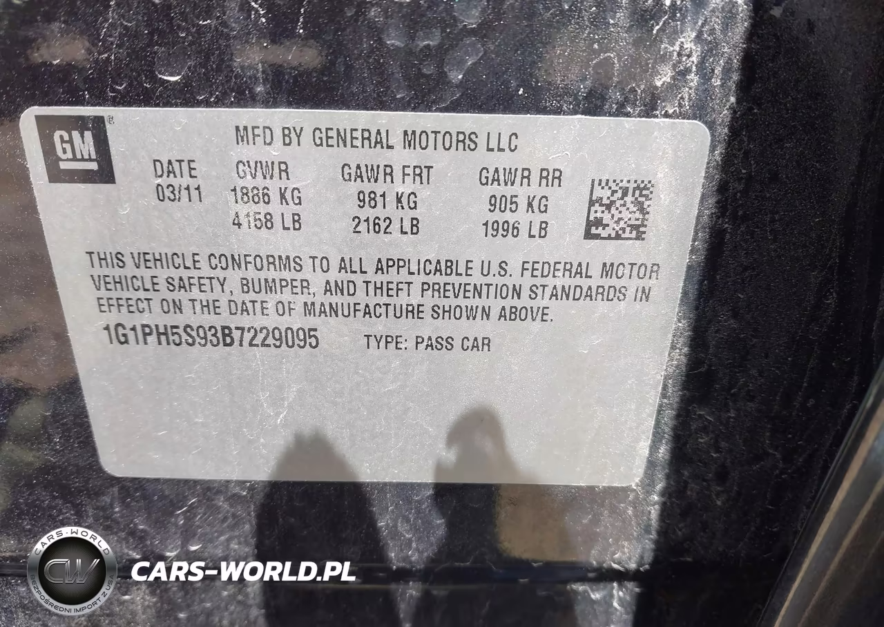 2011 Chevrolet Cruze Ltz VIN:1G1PH5S93B7229095 - 9