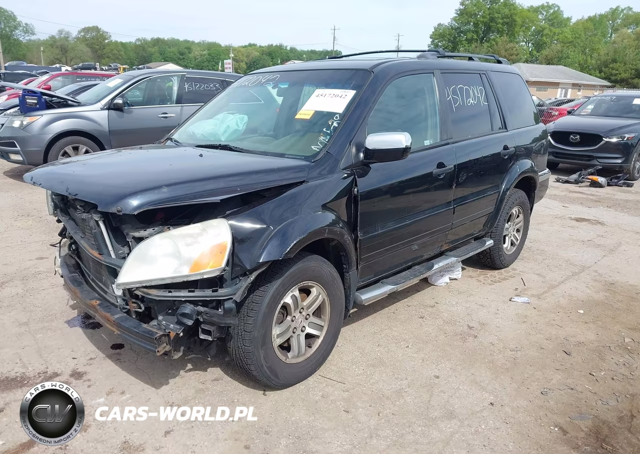 2004 Honda Pilot Ex-L VIN:2HKYF18794H589664 - 2