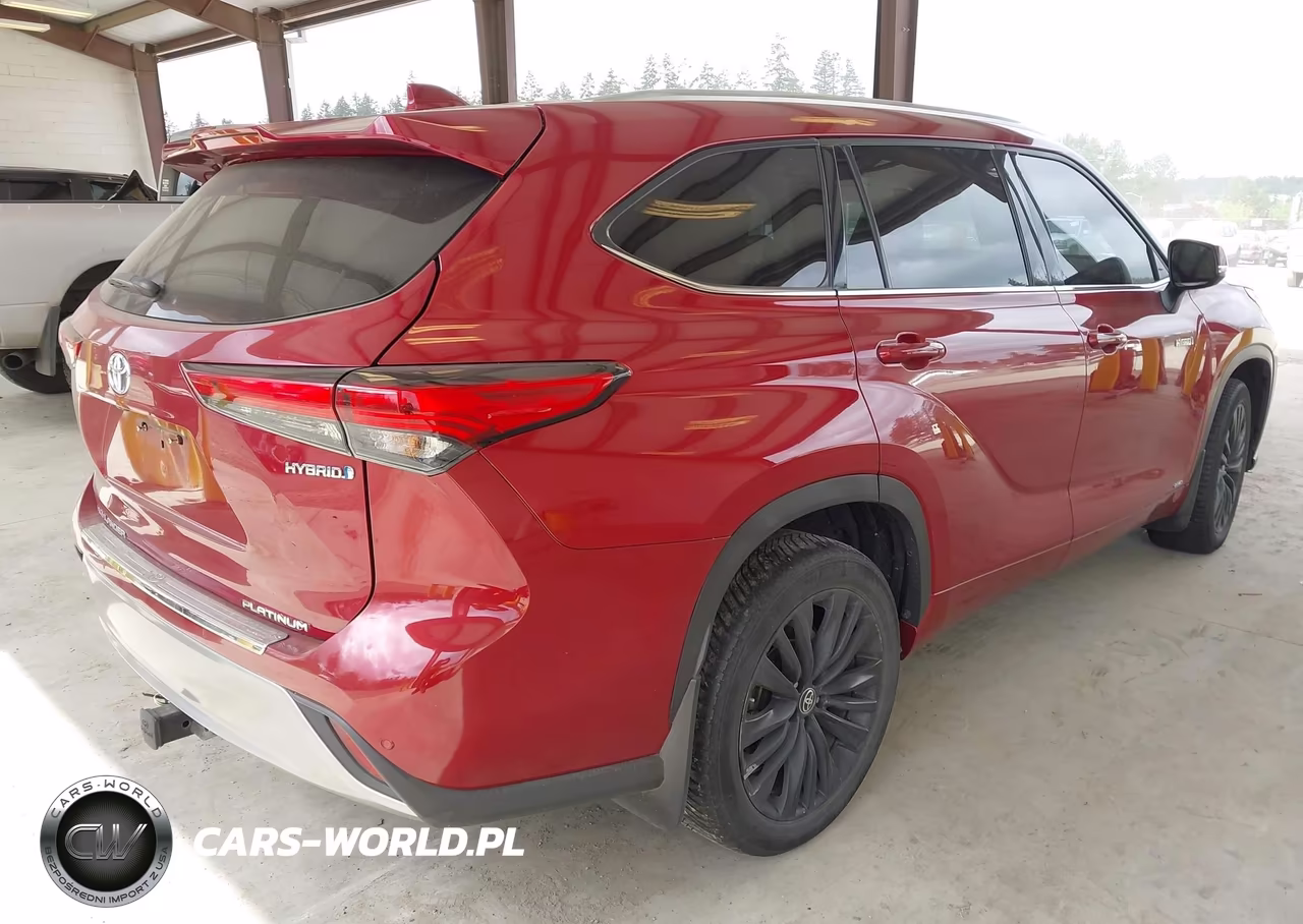 2021 Toyota Highlander Hybrid Platinum VIN:5TDEBRCH3MS043062 - 4