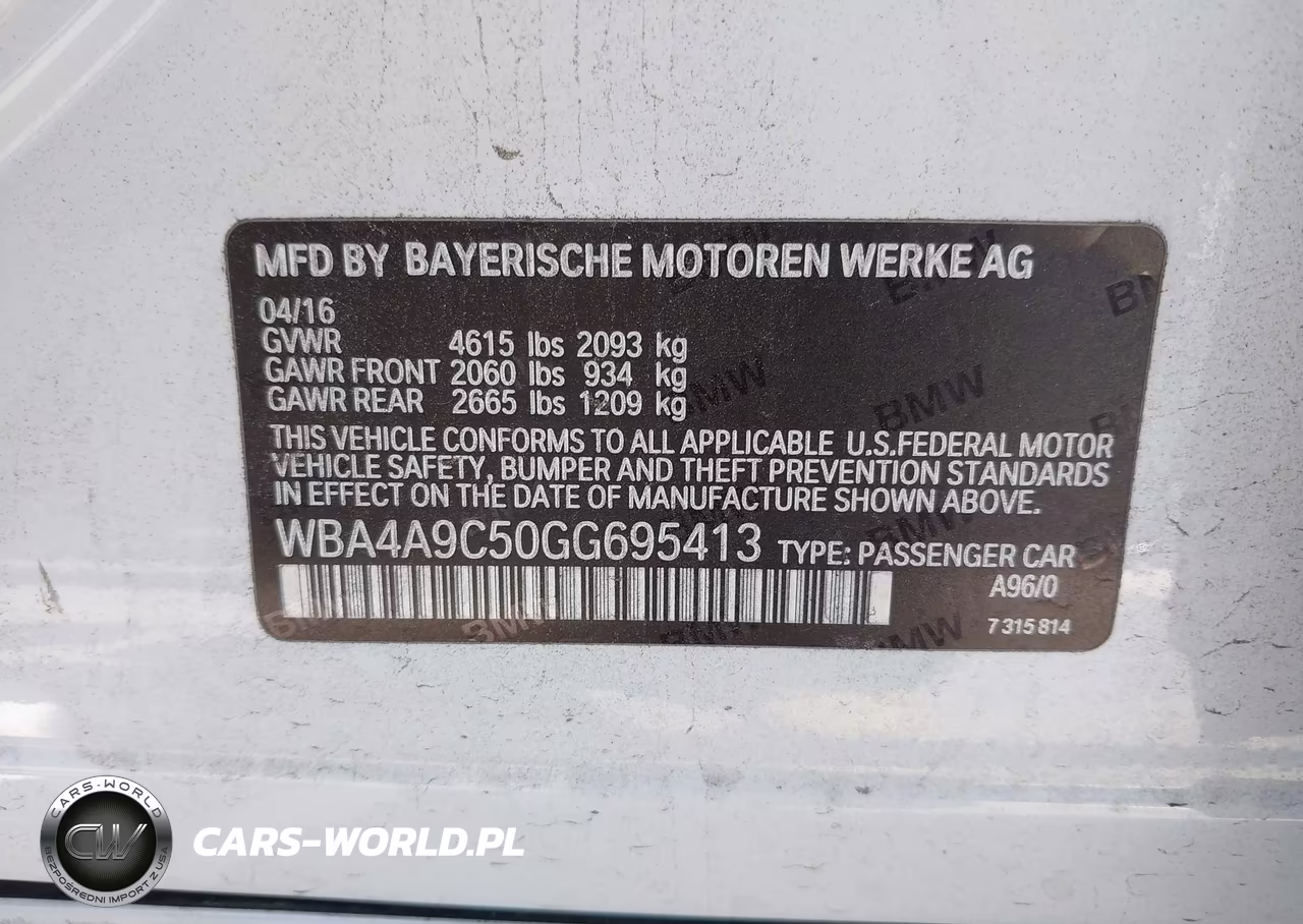 2016 BMW 428I Gran Coupe VIN:WBA4A9C50GG695413 - 9