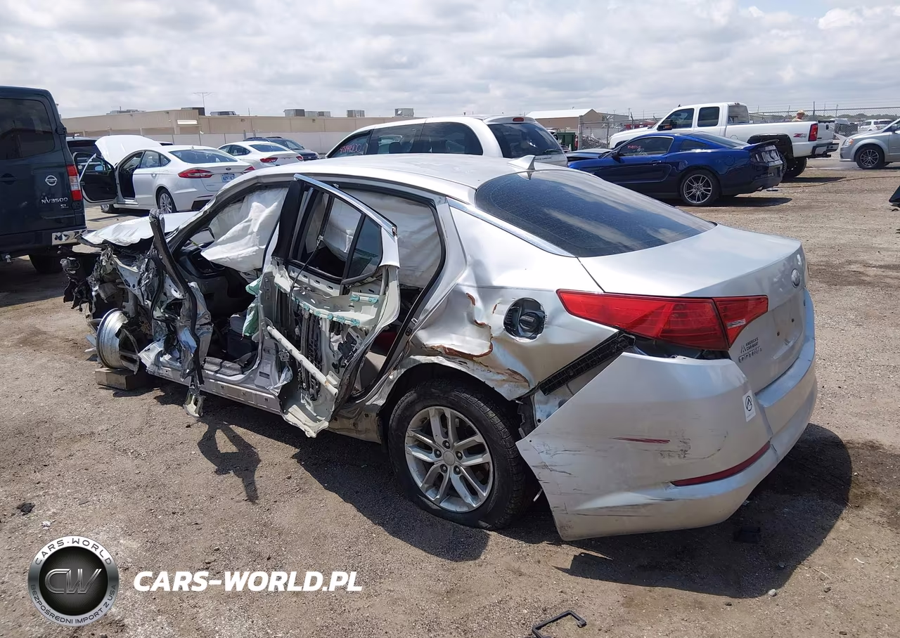 2013 Kia Optima Lx VIN:KNAGM4A7XD5379066 - 3