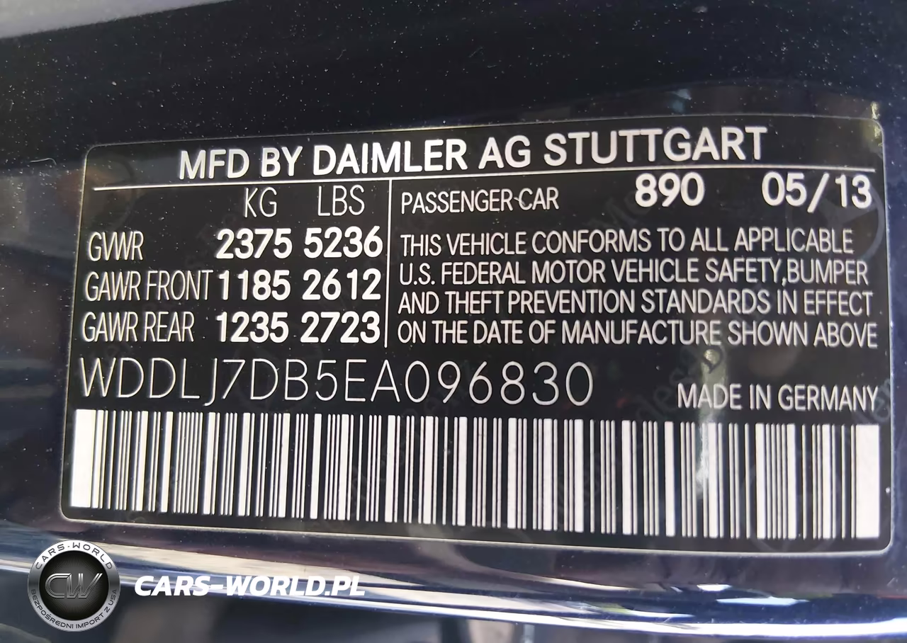2014 Mercedes-Benz Cls 550 VIN:WDDLJ7DB5EA096830 - 9