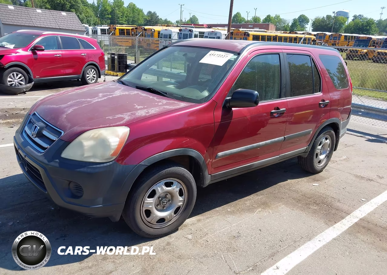 2006 Honda Cr-V Lx VIN:SHSRD68546U406185 - 2