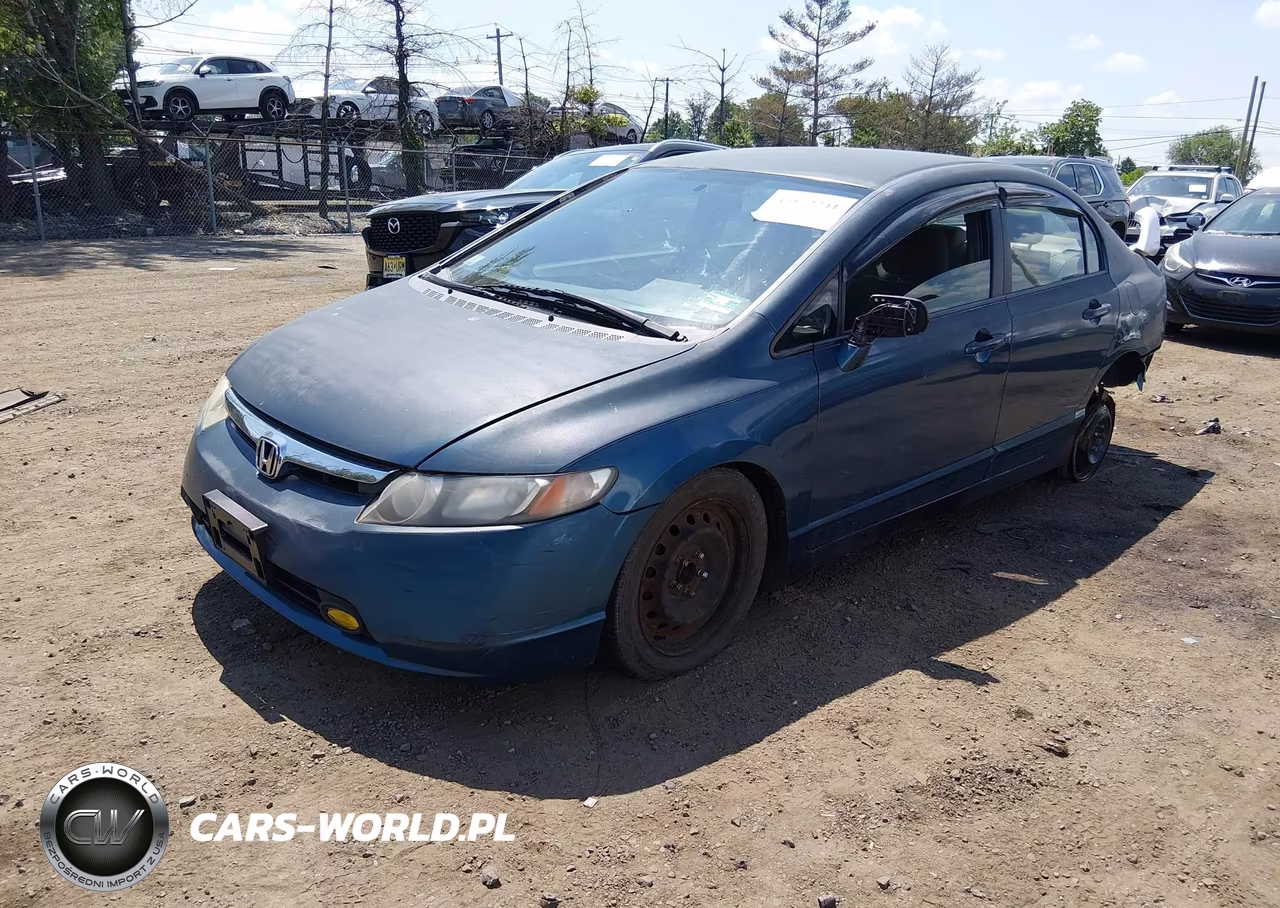 2007 Honda Civic Lx VIN:2HGFA15577H506126 - 2
