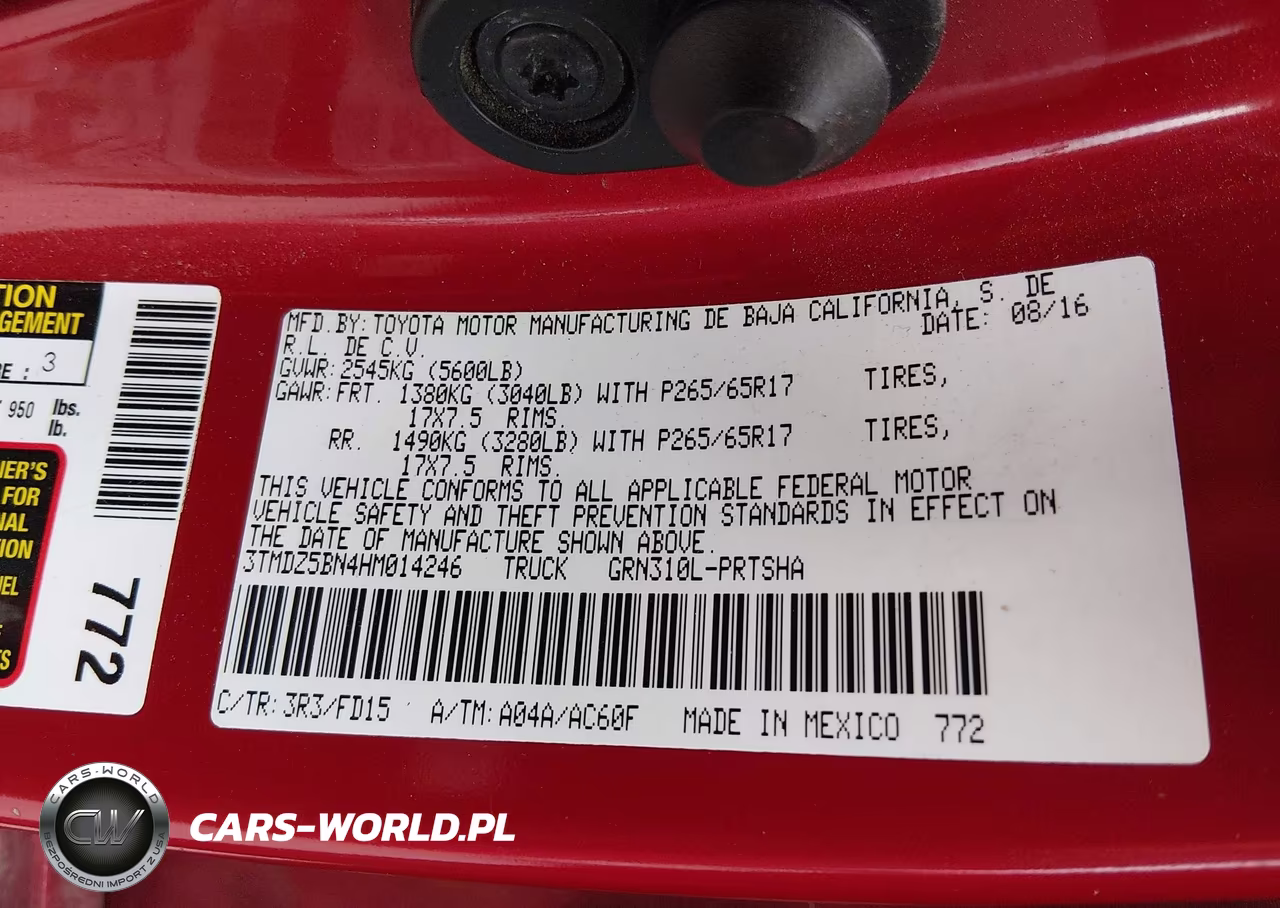 2017 Toyota Tacoma VIN:3TMDZ5BN4HM014246 - 9