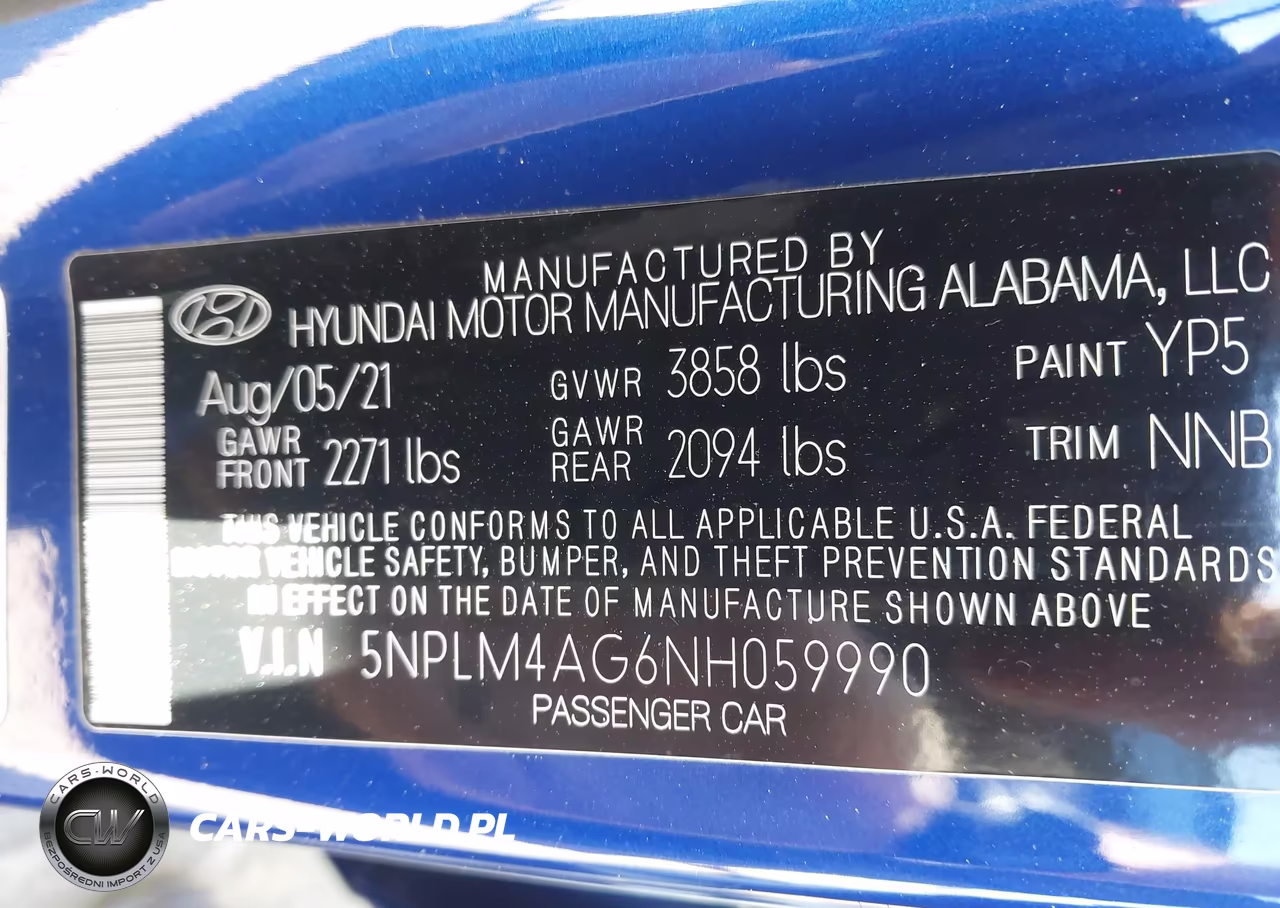 2022 Hyundai Elantra Sel VIN:5NPLM4AG6NH059990 - 9