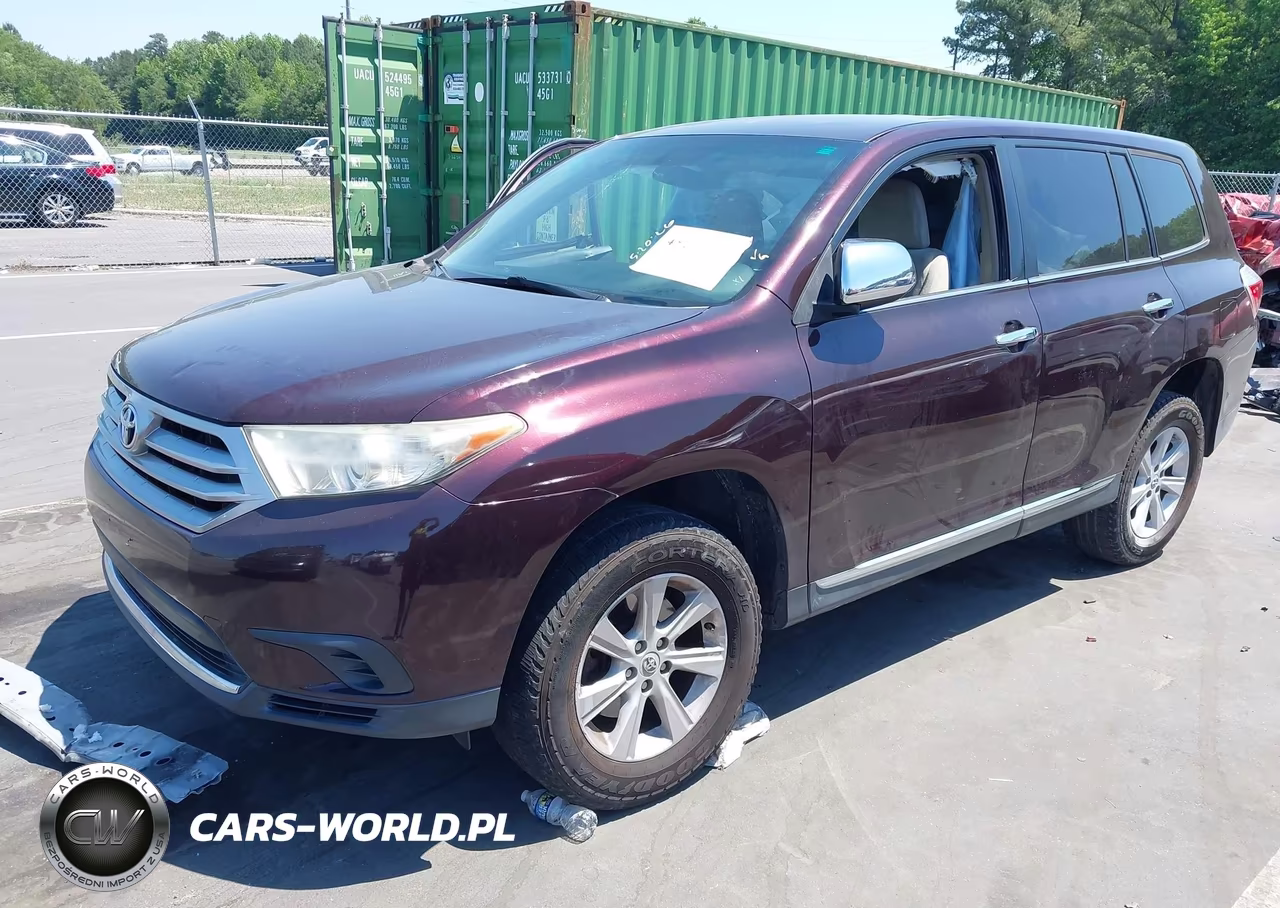 2013 Toyota Highlander VIN:5TDZA3EH2DS031712 - 2