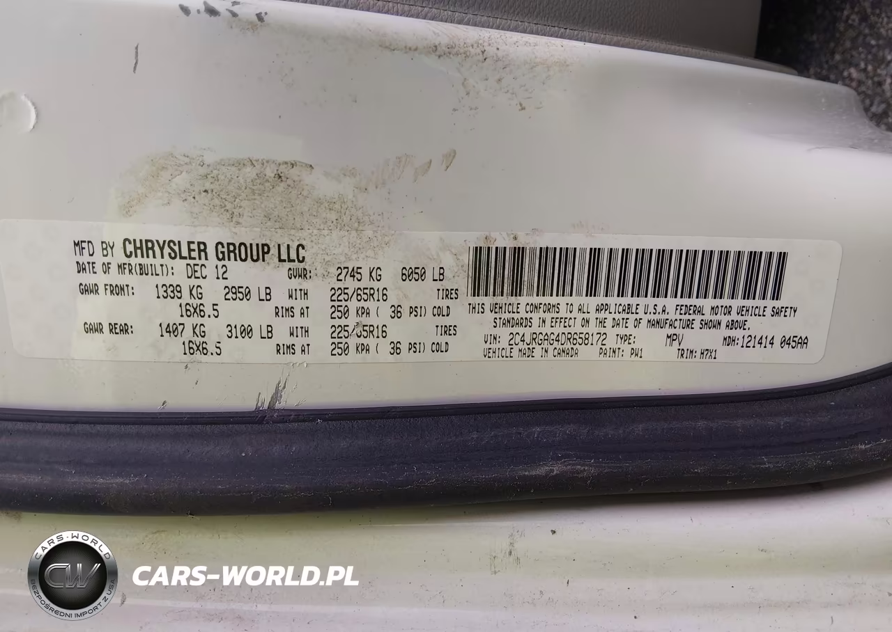 2013 Ram Cargo Tradesman VIN:2C4JRGAG4DR658172 - 9
