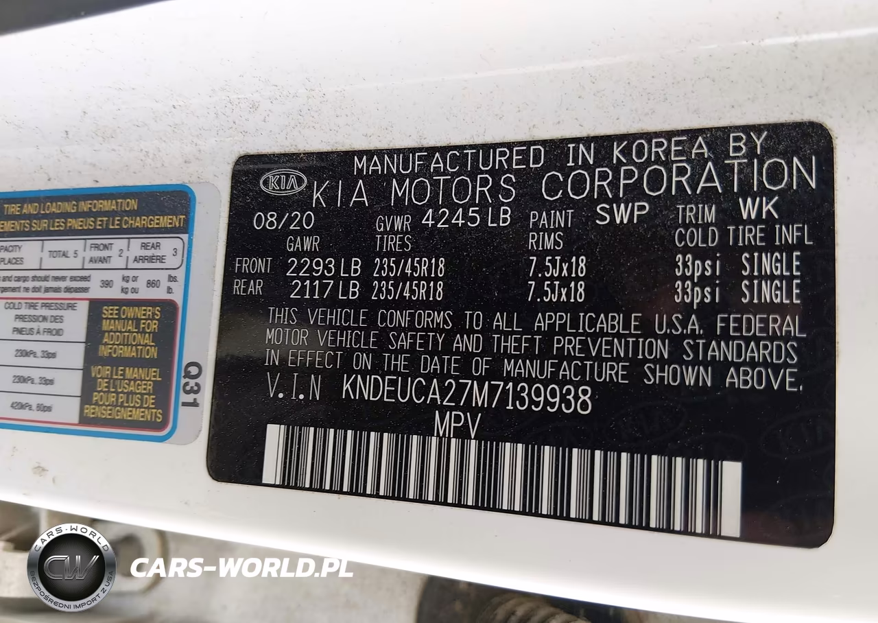2021 Kia Seltos S Turbo VIN:KNDEUCA27M7139938 - 9